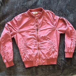 Pink bomber jacket